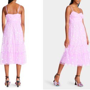 Heart Mesh Corset Midi Dress | BETSEY JOHNSON | TikTok Famous